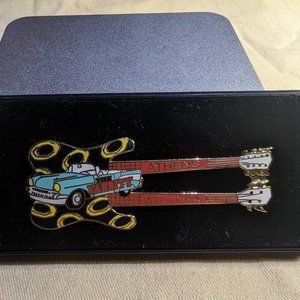 1996 Olympics Athens Atlanta "The Varsity" Guitar‎ Pin with Case Limited Edition